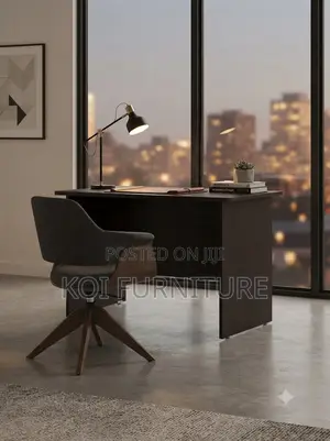 Office Desk; 1 Meter Home Office Clerical Style Gray Desks