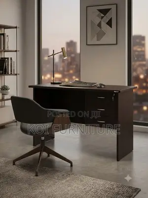 Office Desk; 1 Meter Home Office Clerical Style Gray Desks