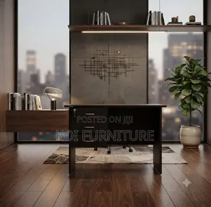 Office Desk; 1 Meter Home Office Clerical Style Gray Desks