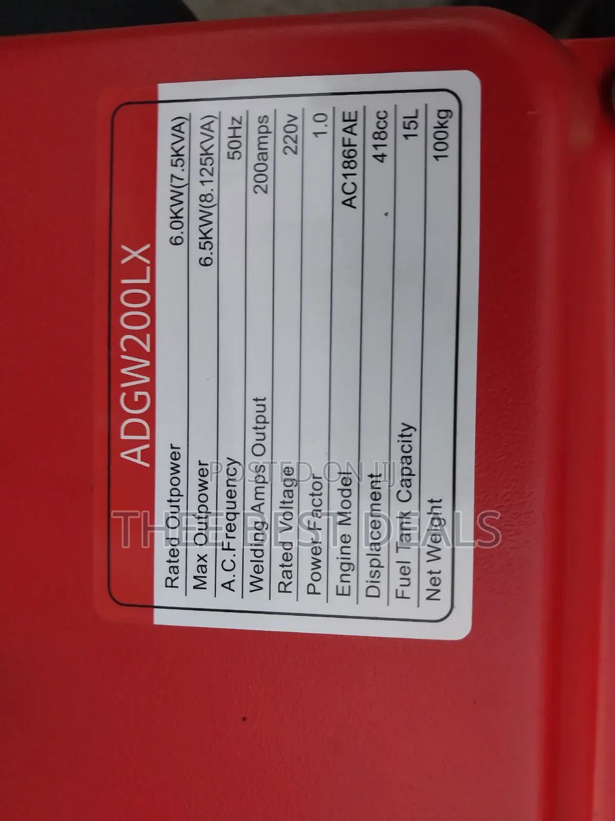 Aico Welding Generator (Welder and Generator)