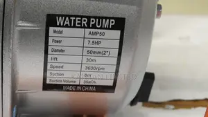 Astramilano 2-Inch 7.5HP Petrol Water Pump Portable High Pressure Pump
