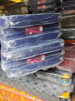 Blue School Mattress 4 Inch High Density Foam