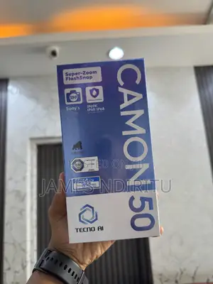 New Tecno Camon 50 256 GB Black