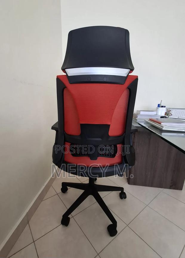High Back Chair in Red - thumbnail 3