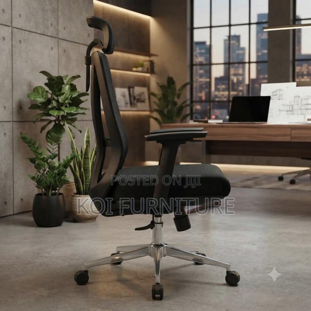 Office Chairs; Fabricated Executive High Back Office Chair - thumbnail 4