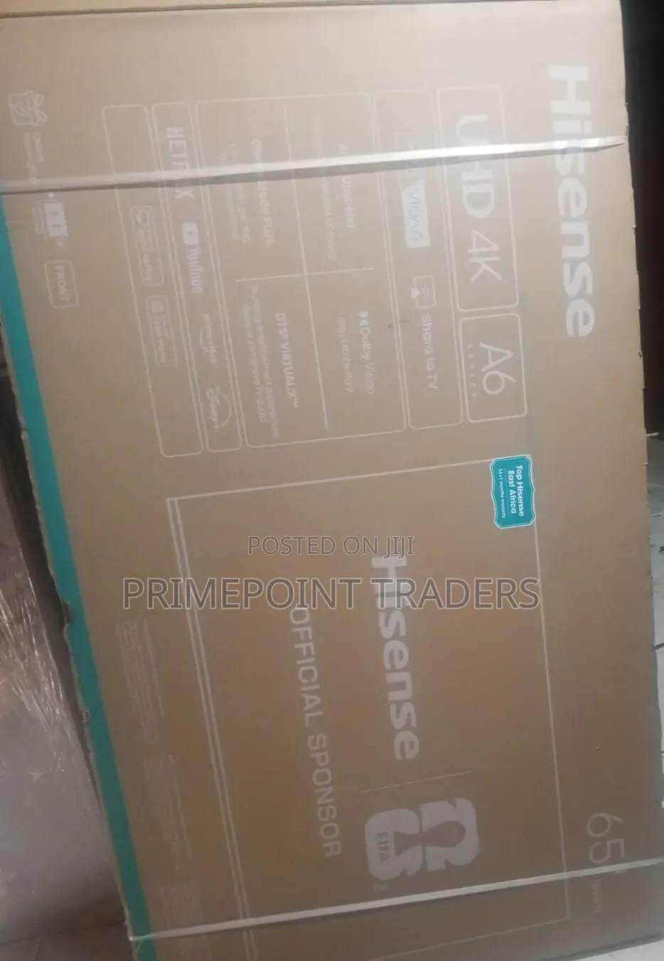 Hisense 65A6QKEN 65" Ultra HD Smart TV With Dolby Vision