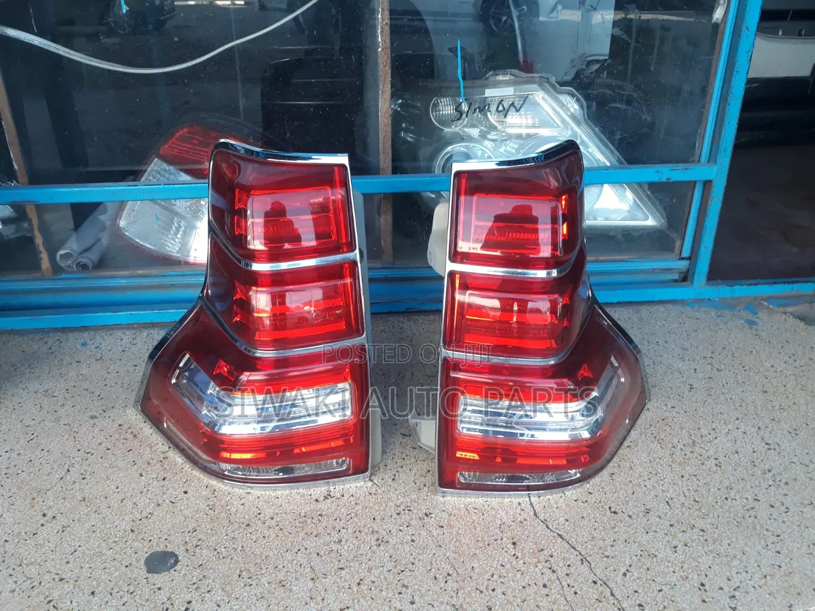 Prado 150 Taillights With Chrome