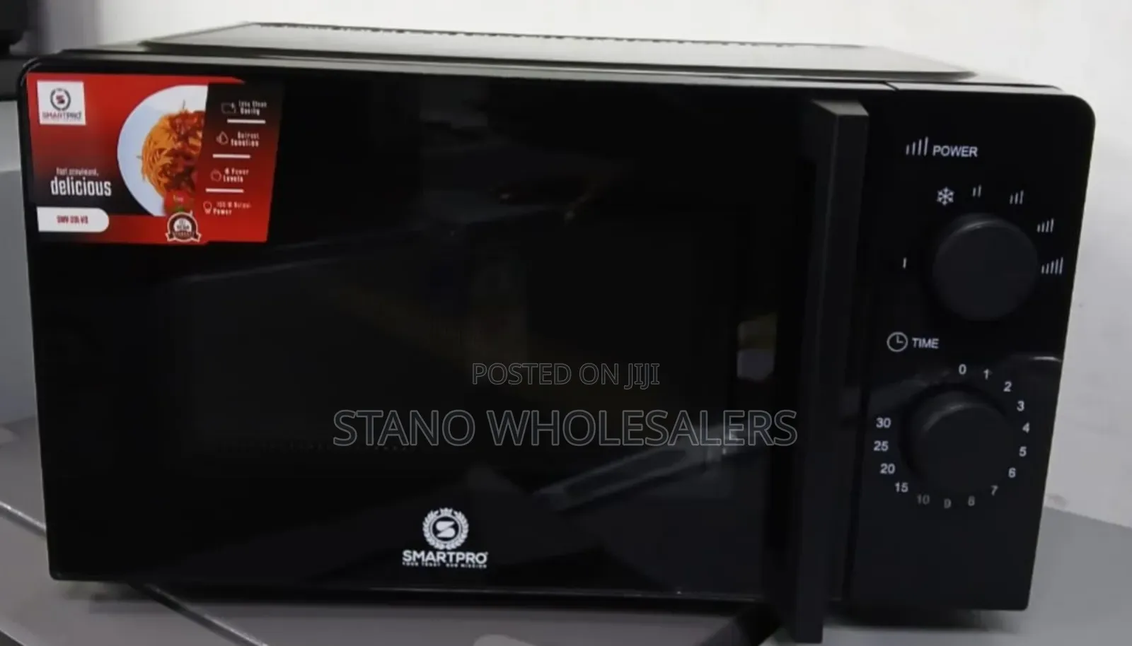 Smat Pro Black Manual Microwave