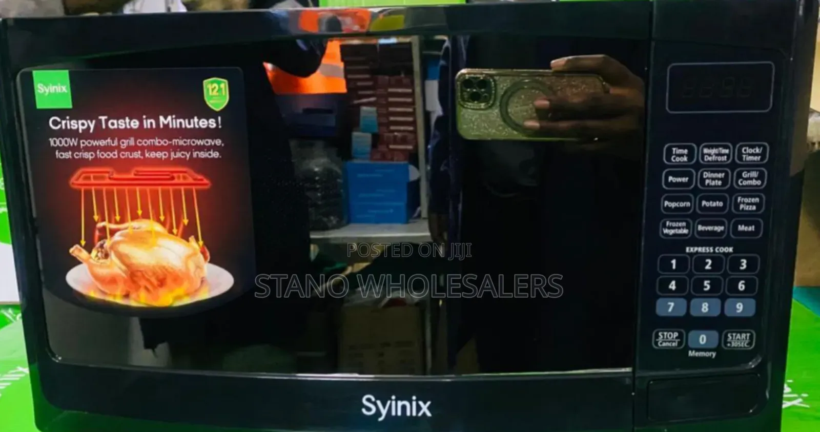 Syinix Digital Microwave Black New
