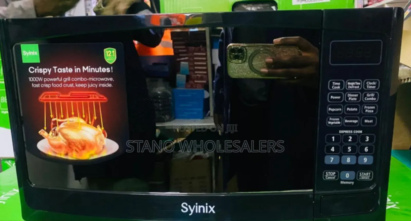 Syinix Digital Microwave Black New