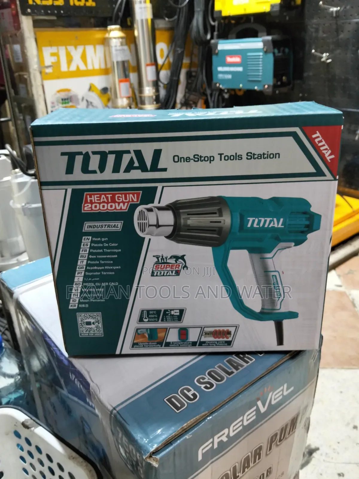 New Total HOT AIR GUN 2000 Watts Head Gun for Tent and Sealer Jobs