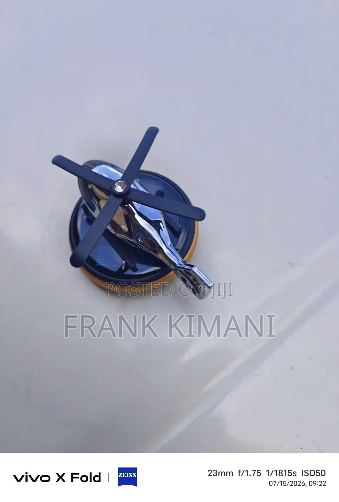 Helicopter Car Perfume Solar