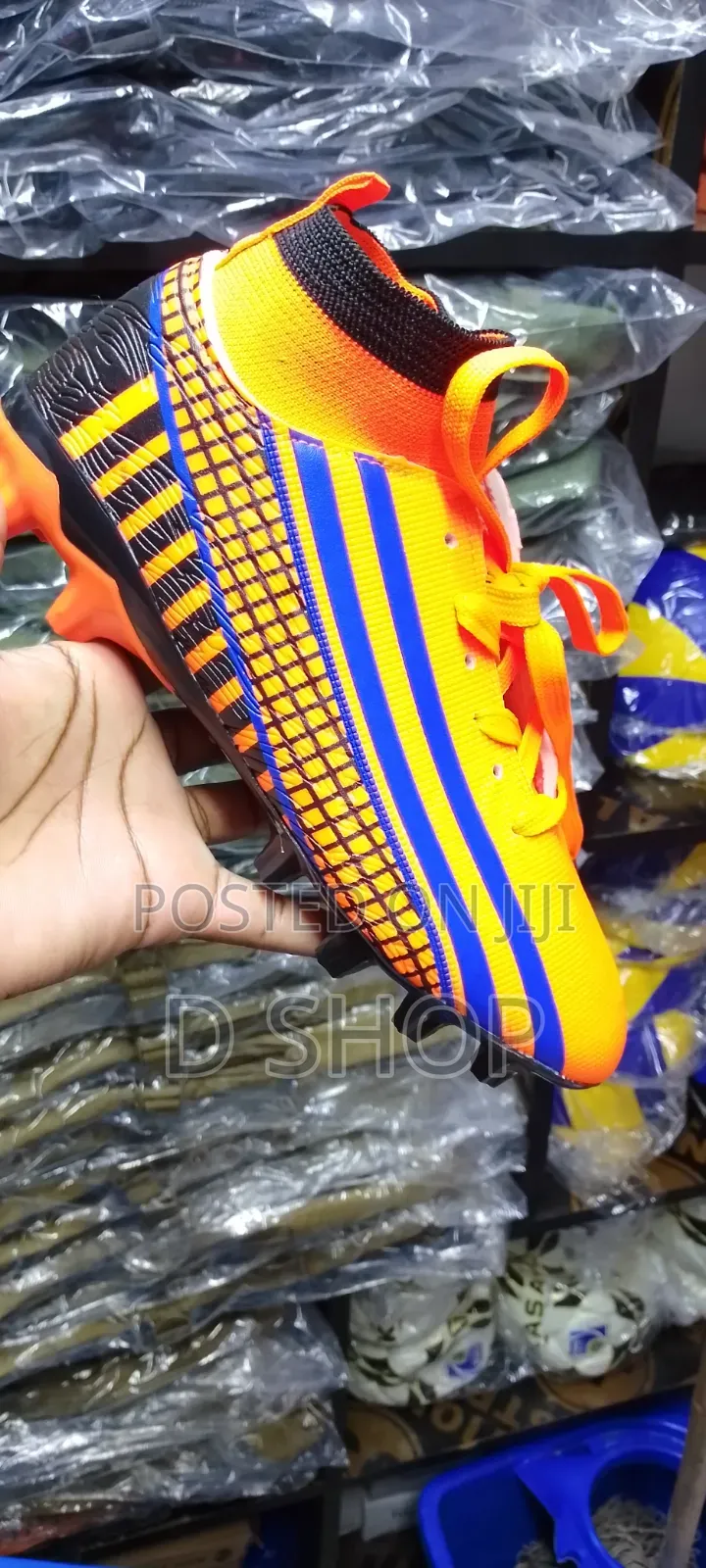 New Orange Soccer Boots