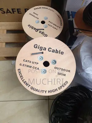 CAT6 Outdoor Networking Cable Gigabit Ethernet 305M