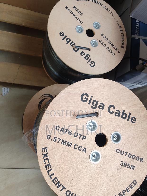 Professional CAT6 Outdoor LAN Cable UV Shielded 305M - main view
