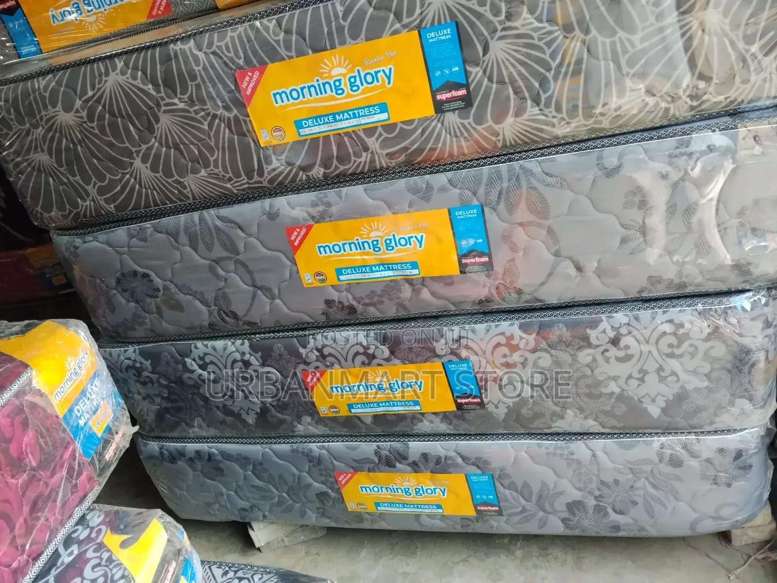 Morning Glory 12 Inch Comfort Mattress, 5×6 Superfoam