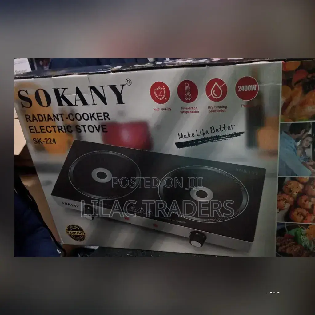Sokany Double Electric Stove