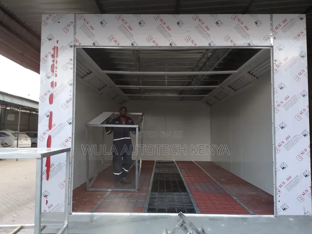 Bright Led Lighting System Spray Booth Machine Sunshine Italy