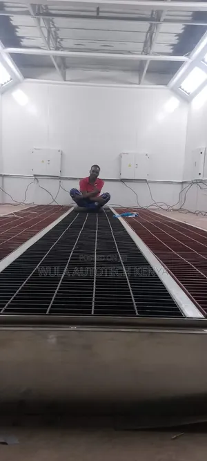 Bright Led Lighting System Spray Booth Machine Sunshine Italy