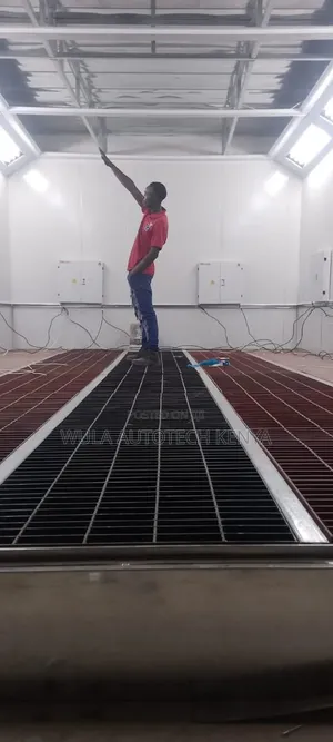 Bright Led Lighting System Spray Booth Machine Sunshine Italy