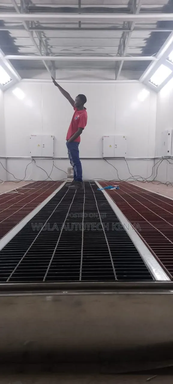Bright Led Lighting System Spray Booth Machine Sunshine Italy