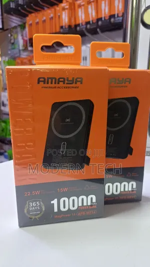 Amaya 10000mAh 22.5W Wireless Magnetic Power Bank Fast Charging
