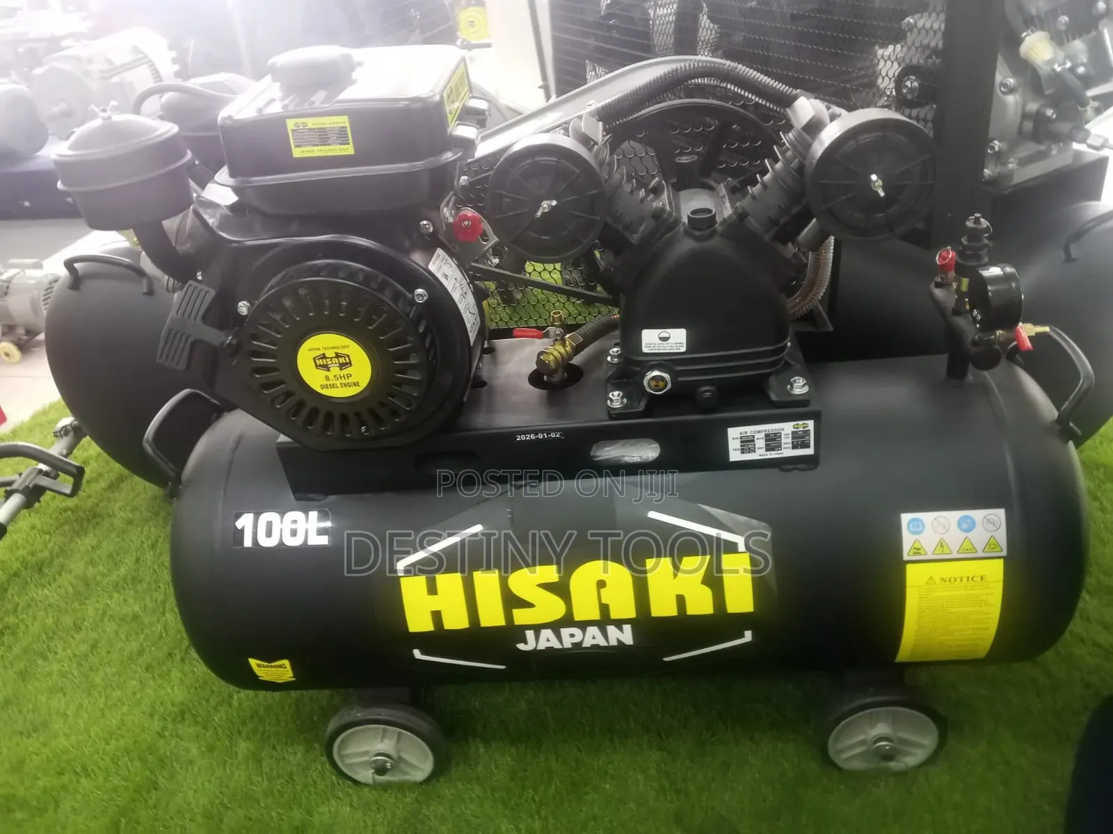 Hisaki 100l Air Compressor