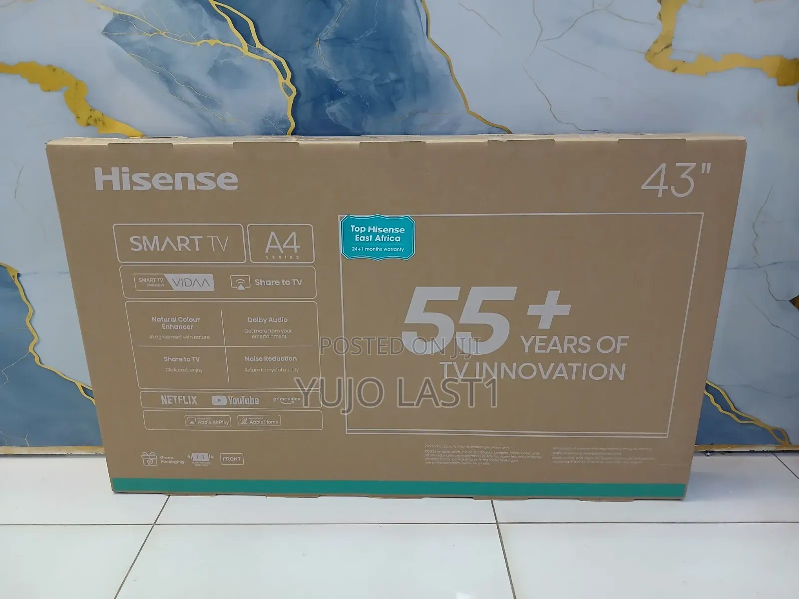 Hisense 43A4KKEN Smart Frameless A4 2025 | 43-Inch Quality TV