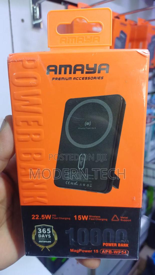 Amaya 10000mAh Wireless Power Bank 22.5W USB-C Fast Charger