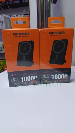 Amaya 10000mAh 22.5W Magnetic Wireless Power Bank for iPhone Android