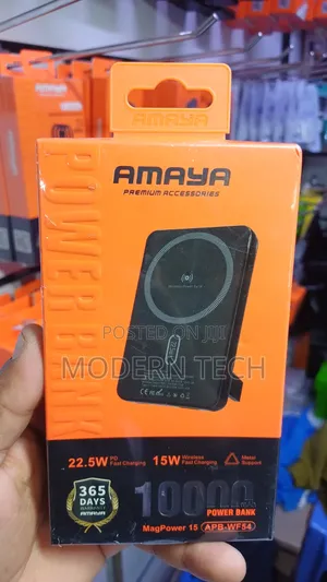 Amaya 10000mAh 22.5W Wireless Magnetic Power Bank .