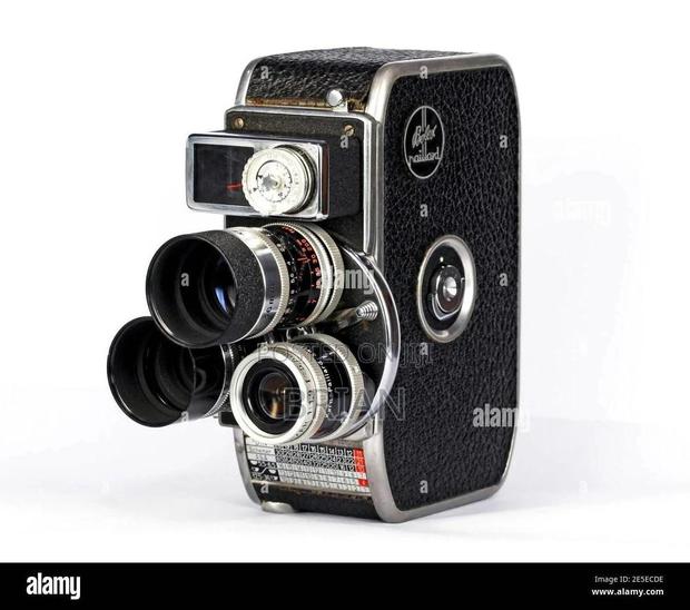 Vintage Bolex Paillard TRL Camera+Beier Original Leather Case