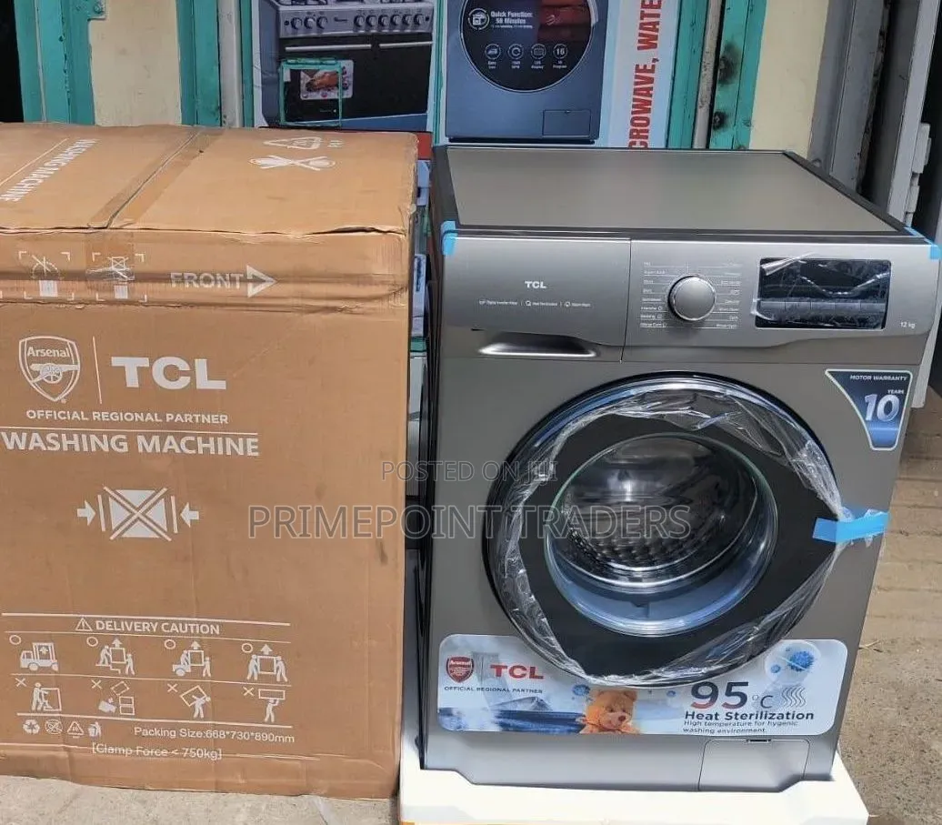 TCL Front Load 10/7kg Wash and Dry C7110WDG Powerful Smart DD Inverte