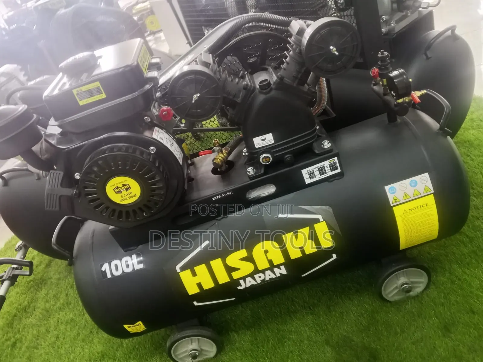 Hisaki 100l Air Compressor