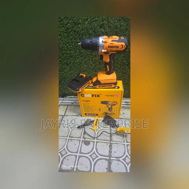 Coofix Cordless Drill 20v 2battery at