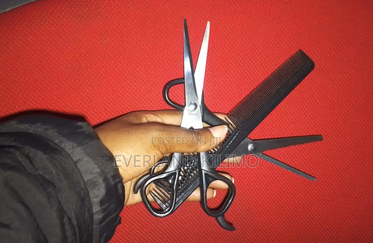 Cutting and Thinning Dogs/Cats Scissors With a Comb Set