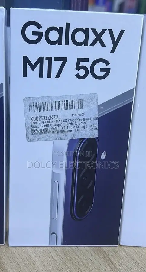 New Samsung Galaxy M17 5G 128 GB Black