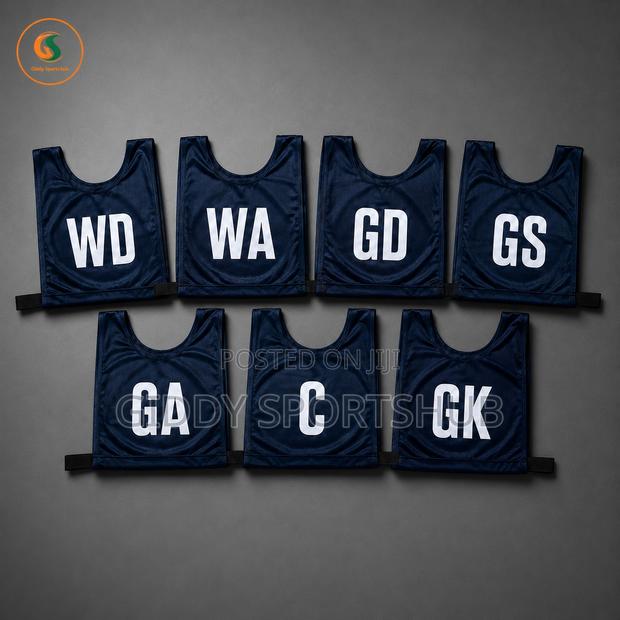 Complete Team Netball Mesh Bib Set - main view