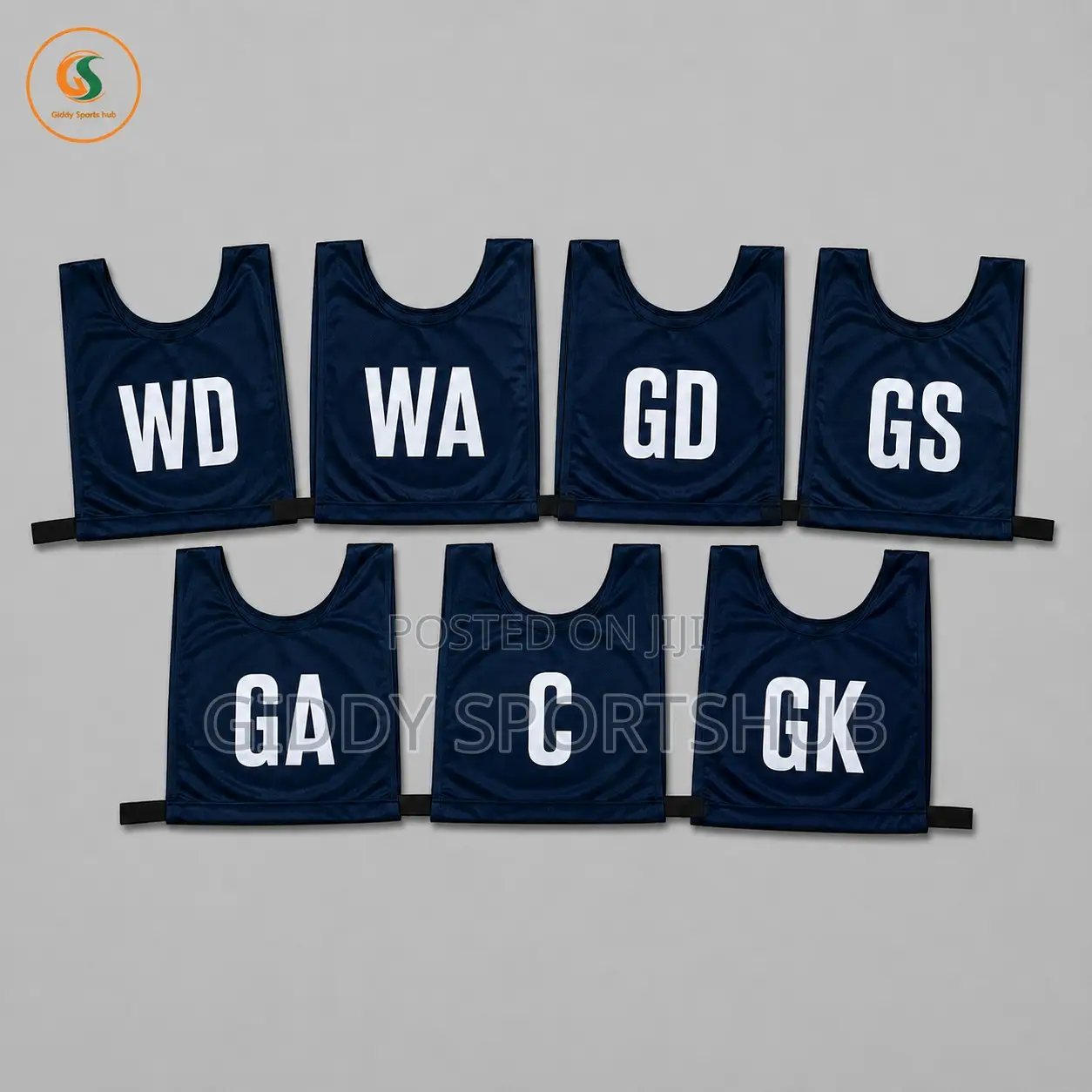 Complete Team Netball Mesh Bib Set