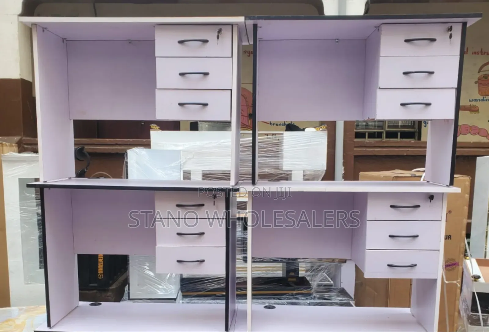 White Office Desk