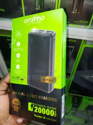 Oraimo Powerbank 20000mah,High Quality Lightweight Ideal for Traveling