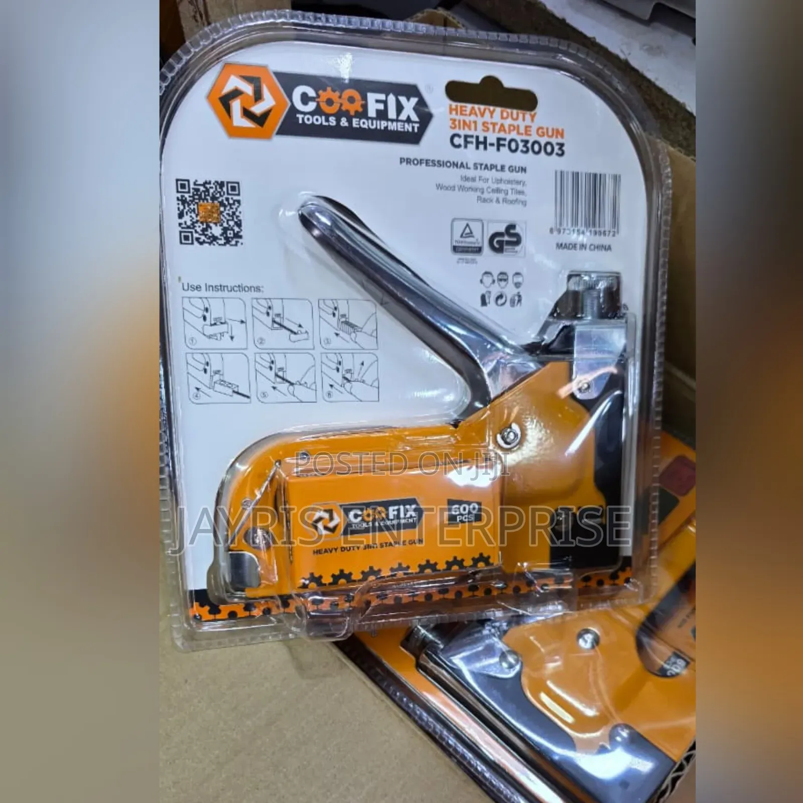 Coofix Staple Gun 3in1 With 600pcs Staple Pins at