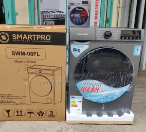*Smartpro Washing Machine Frontload 8KG Steam Wash