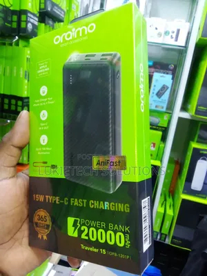 High Quality Oraimo Powerbank 20000mah, Slim Efficient Portable