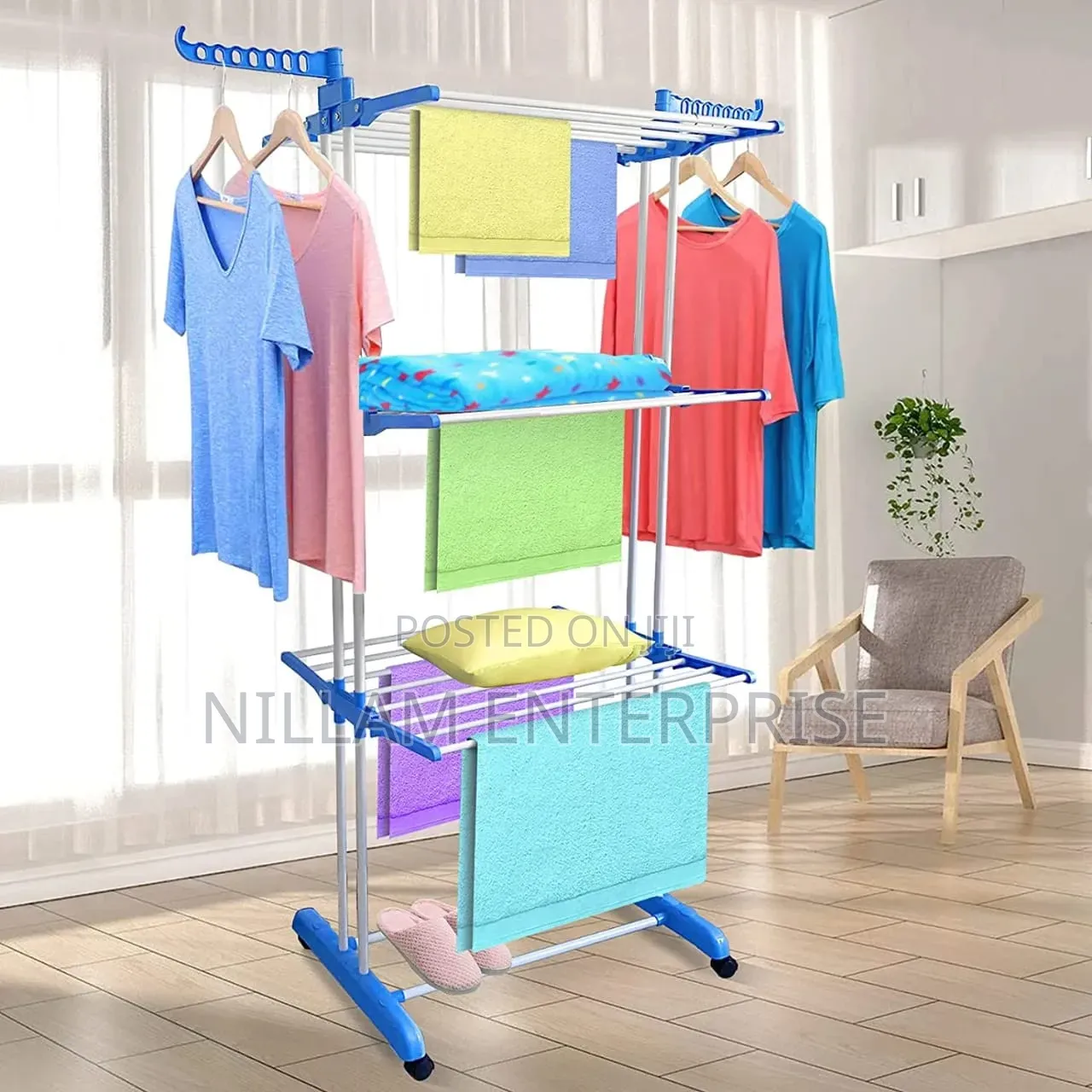 Portable /Movable Cloth Drying Rack*