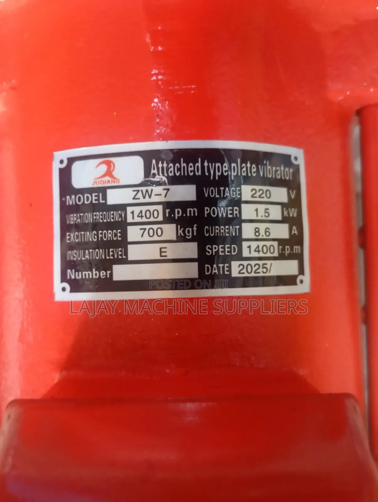 1.5 kW Single-Phase Low-Speed Vibrating Motor