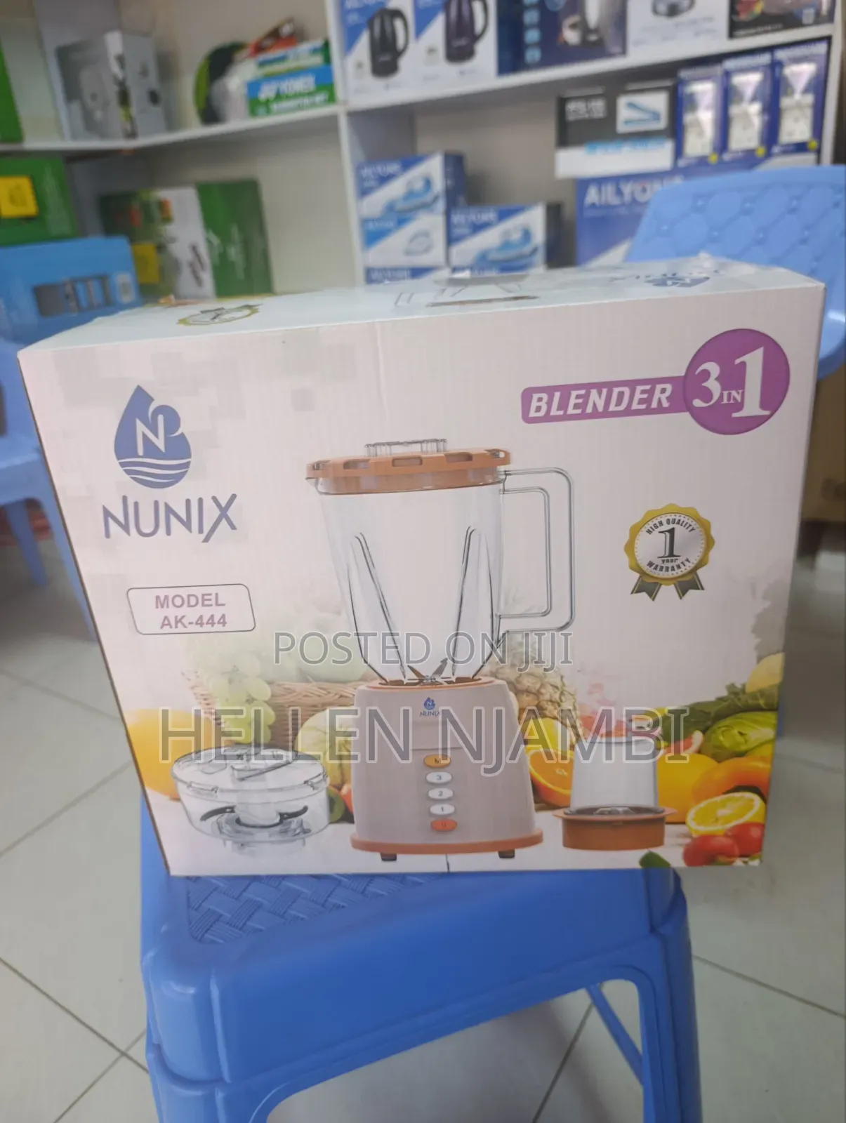 Nunix Ak-444 3-in-1 350w Blender
