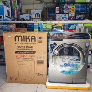 Mika 12kg Fully Automatic Washing Machine Wash and Spin 1500rpm