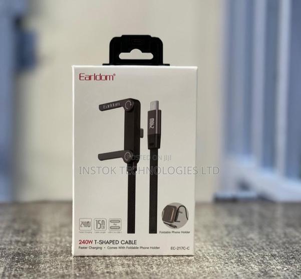 Earldom 240W USB-C to USB-C T-Shaped Cable 1.5M - thumbnail 2