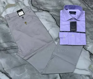Smart Casual Combo. Khaki Shirt. Medium - 3XL. Delivery Available!